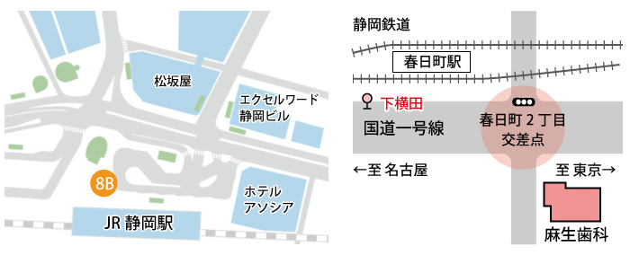 バスの場合　地図