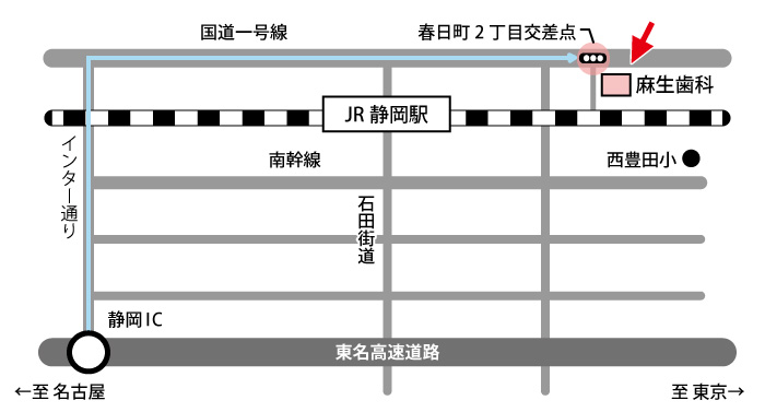 車の場合　地図